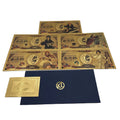 Japanese Classic Manga Cards Bleach Anime Gold Banknote for Childhood Memory Collection and Gifts
