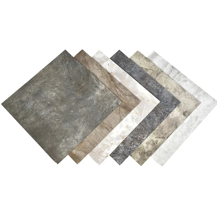 UDK Adhesive SPC Floor Tiles Sticker PVC Waterproof Luxury Vinyl Flooring Sticker