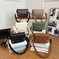 Wholesale New Fashionable Pure Color Shoulder Bag Retro Mobile Phone Square Bag For women