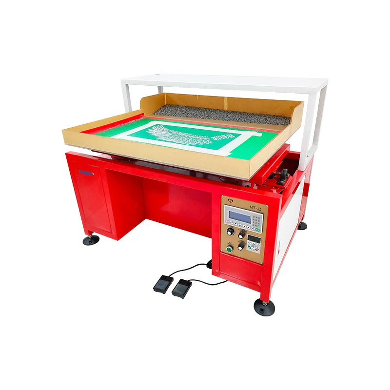 Automatic Rhinestone Transfer Paper Brushing and Shaking Machine Custom Design Automatic Rhinestone Fixing Machine