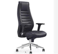 USA CEO PU Leather Modern Ergonomic Executive Adjustable Height High Back Aluminum Alloy Base Office Chair 200kg Capacity
