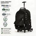 Carry on Expandable Trolley Bag Travel Backpack Office Computer Bag Laptop Backpack With Wheels