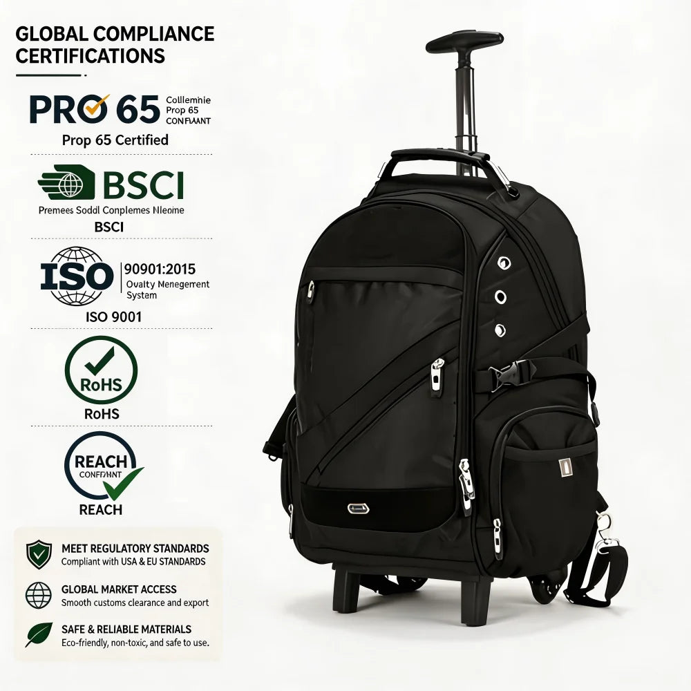 Carry on Expandable Trolley Bag Travel Backpack Office Computer Bag Laptop Backpack With Wheels
