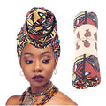 HZO-18196 Head Wrap Scarf Stretch Turban for Women Long Hair Scarf Wrap Soft Head Band Tie African Head Wraps