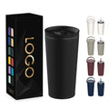 ANSHENG Customized logo 17oz Coffee CupTumbler 500ml Powder Coated Double Wall Insulated Stainless Steel Tumbler