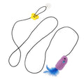 Pet Hanging Door Bouncing Mouse Retractable Plush Mice Interactive Cat Toy Rope Mouse Play Supplies