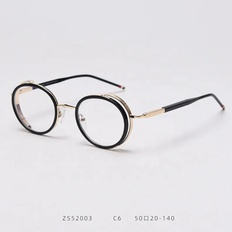Special Round Modern Design Blue Light Blocking Eyeglasses for Men and Women ZS52003