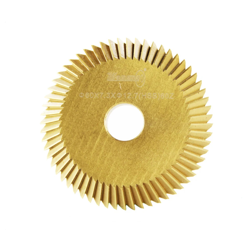 SDPSI1PC 60 Tooth HSS Circular Saw Blades 60*7.3*12.7*60T Cutting Machine Blade for Metalworking DIY Grade OEM Hot Press