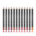 VIBELY High Pigment Multicolor Waterproof Natural Vegan Smooth Matte Lip Liner Pencil Set
