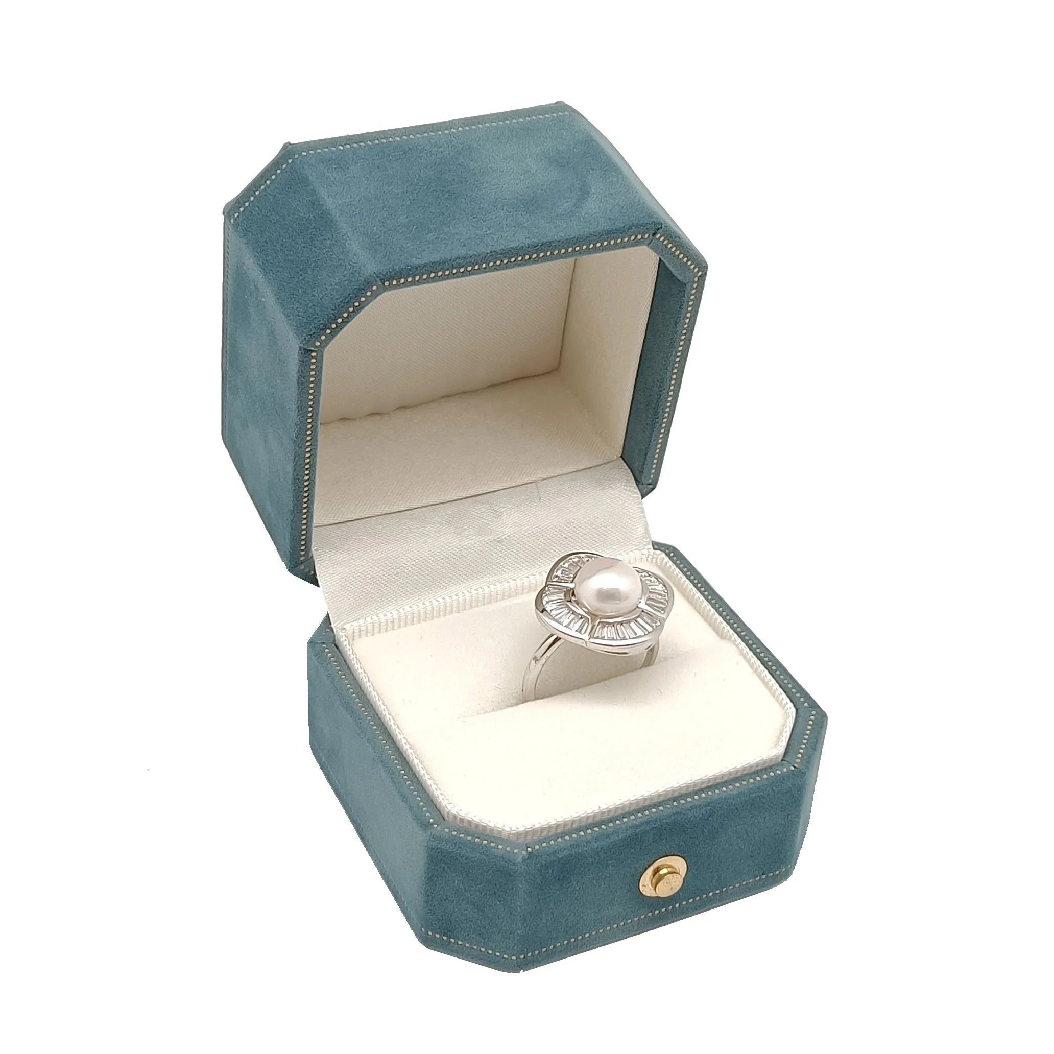 LOW MOQ OneTop Customized Person Ring Box Jewelry Gift Boxes Jewelry Sets Velvet Jewelry Box
