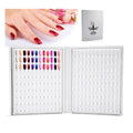 Custom 216 Colors Professional Model Nail Gel Polish Book Nail Polish Shelf Display Showing Colors Nails Chart Books