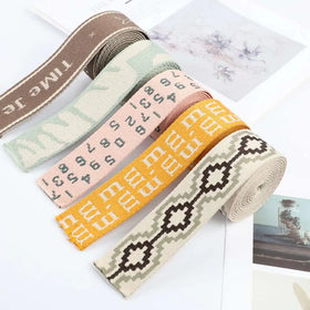 2m/5m/10m Customizable Length Canvas Webbing Belt Webbing Strap DIY Nylon Webbing Backpack Shoulder Bag Coloured Straps