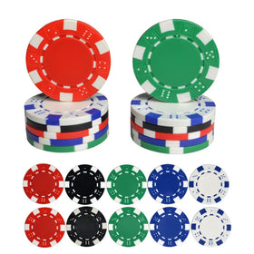 Customized 14g Sticker Hot Stamping Printing ABS Material High-end Cheap Casino Poker Chips