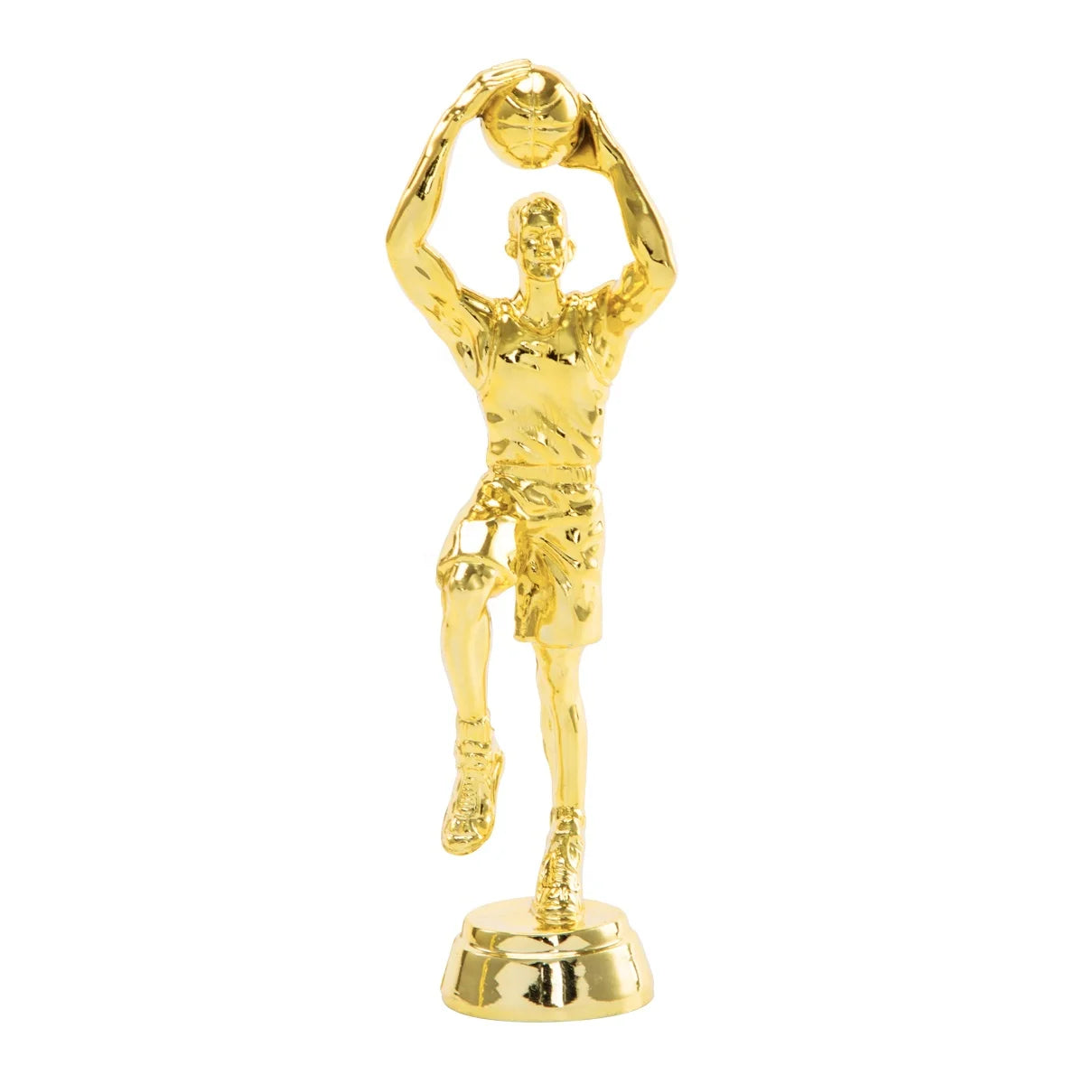 Wholesale Custom Engraving Golden ABS Basketball Player Sportsman Athletes Trophy Cup Components GZ04