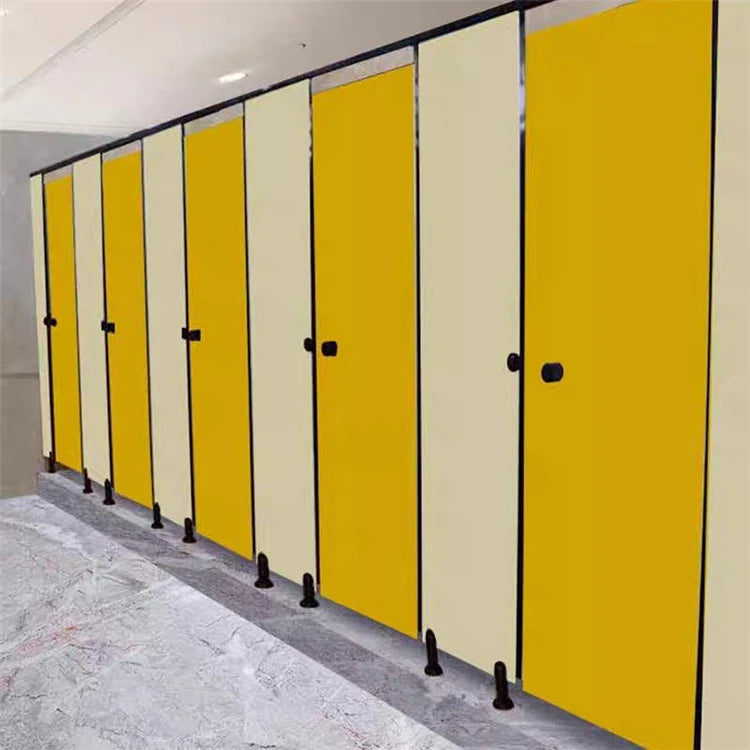 New Design Commercial Shower Partitions Restroom Partition Toilet Cubicles Stalls HPL Panel Toilet Wall Partition