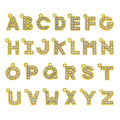 Wholesale Stocked Initial Jewelry Metal Alphabet Letter Pendant