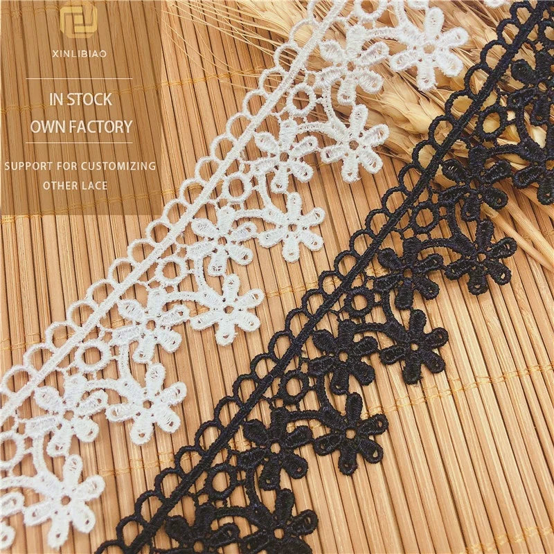 Polyester Lace Sewing Accessories Wholesale Water Soluble Embroidery Lace Clothing Children's Lace Decoration