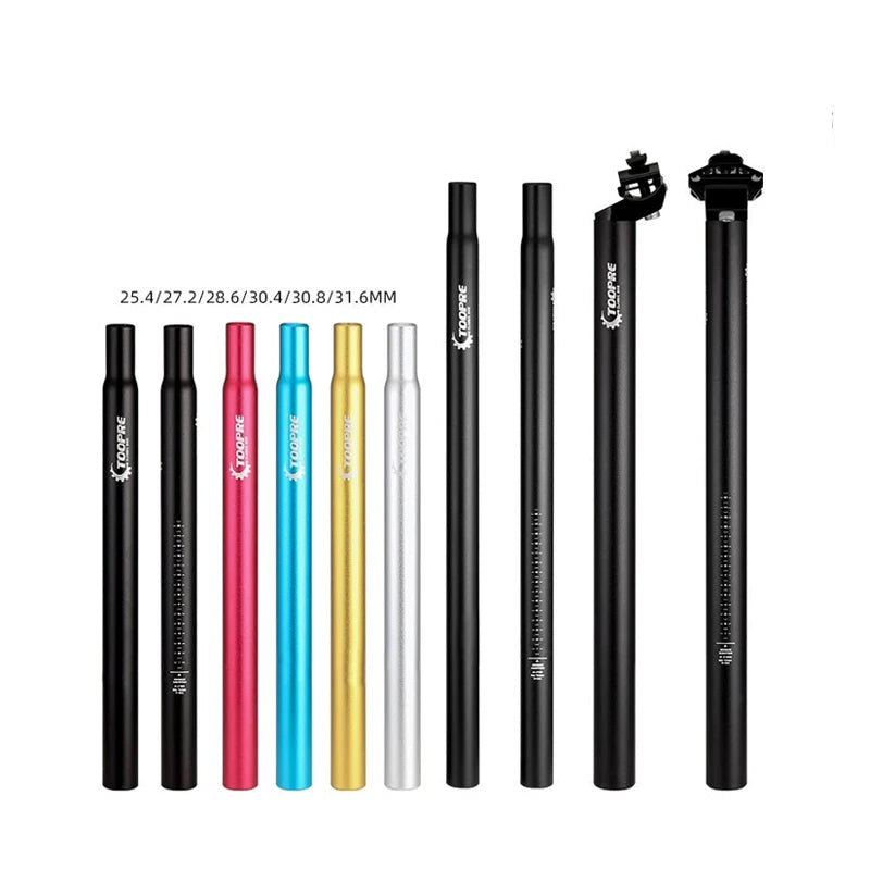 Aluminum Alloy Bicycle Seat Post MTB Cycling Road Mountain Bike Seat Post Tube 25.4mm/27.2mm/28.6mm/30.4mm /30.8mm/31.6mm