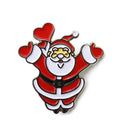 Hot Sell Custom Animated Character Bulb Santa Claus Hard Enamel Lapel Pin