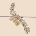 ODM Hot Selling Bridal Headdress Handmade Inlaid Rhinestone Hair Comb Insert Comb Alloy Hair Accessories