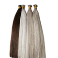 100% Russian Double Drawn Remy Human Hair Extension Full Cuticle Aligned Wholesale No Shedding No Tangle Nano Tip Hair 12A Grade