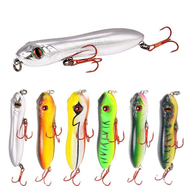 Wholesale Freshwater Rattle Sound Louder 10cm 16g Topwater Pencil Fishing Lure Super Spook