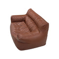 bean bag sofas Comfortable Luxury Leather Home Chatting Bean Bag Couch Living Room Sofa Chair