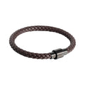 Alin Factory Direct Stainless Steel Braided Classic Plaid Business Men's Bracelet