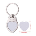 7-day Dispatch DIY Photo Keychain Souvenir Gifts Box Sublimation Metal Blank Keychains