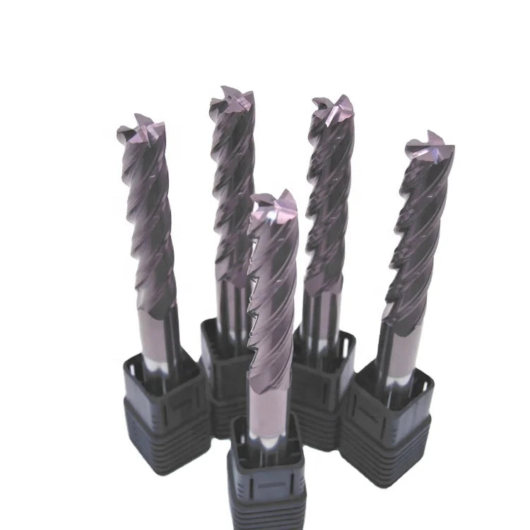 Milling Tools Bits Carbide Endmill Cutting Special Milling Aluminum Brazed Tungsten Carbide Wood Flat End Mill