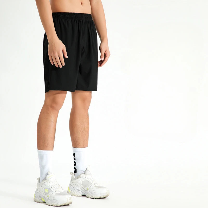 Plus Size Sports Shorts Men's Running Workout Quick-Drying Casual Training Ice Silk Breathable Quick-Drying Shorts