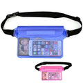 High Capacity Custom Logo Outdoor Sport Men Women PVC Clear Waterproof Fanny Pack Ladies Waist Bag Zipper Hasp Closure for