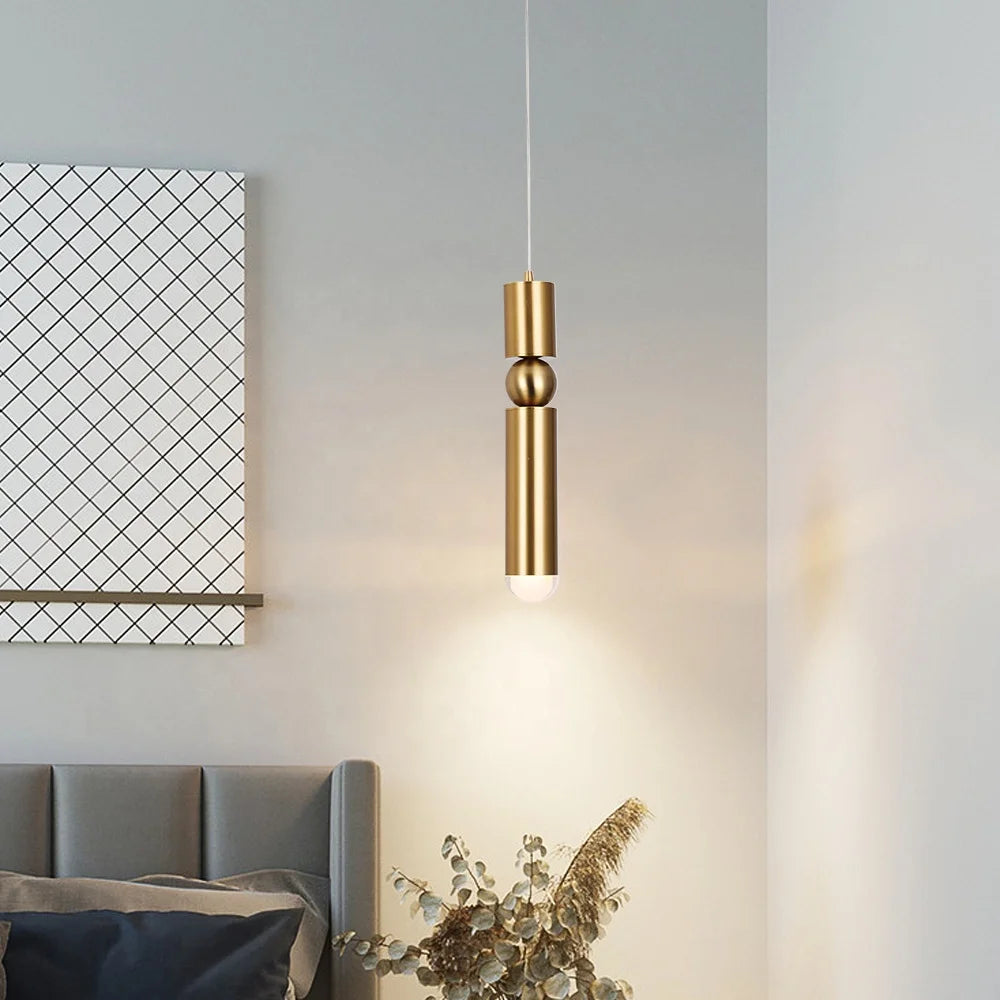 Modern Bedside Pendant Lamp Living Room Lamp Light Luxury Bedroom Droplight Creative Restaurant Staircase Chandelier