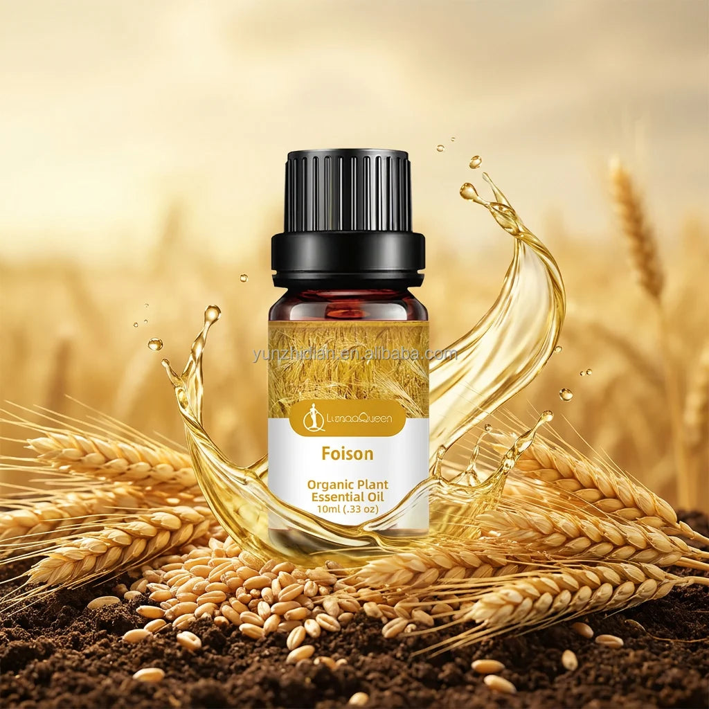 100% Pure Organic Wheat Germ Oil 10ml Natural Plant Essential Oil for Skin Hair Care Wholesale Cold Pressed Carrier Oil Bulk