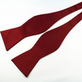 Bow Ties Self Tie Men's Fashion Solid Color Bowtie Adjustable Business Wedding Papillon for Men Accessories