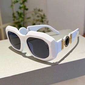 Fashion Sunglasses Women Men Popular Square Thick Frame Designer Custom Logo Sun Glasses Luxury 2023