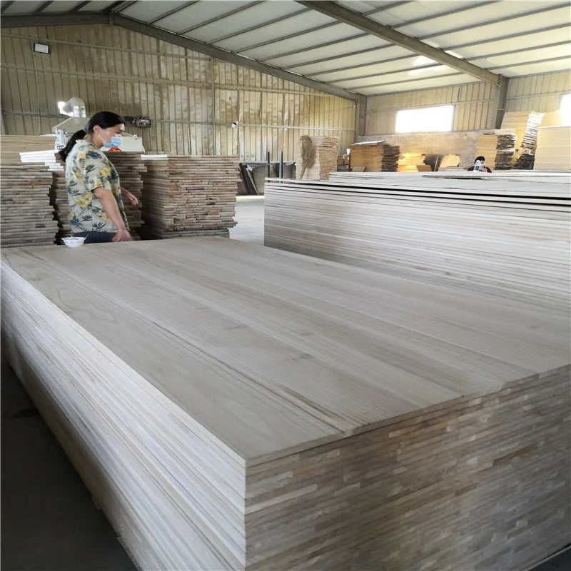 18mm Thickness Paulownia Wood Solid Paulownia Wood Timber for Making Furniture