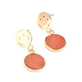 Merchant Customized Gemstone Charm Earrings Mini Fashion Pendants Women's Earrings