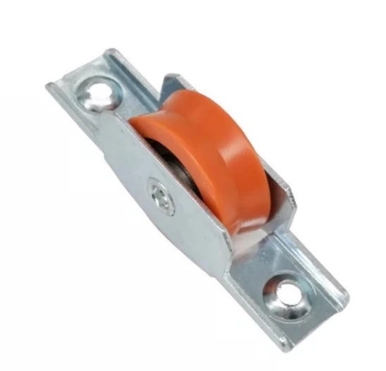 China Suppliers 25mm Cast Iron/ Nylon Smooth Sliding Door Roller Wheel Window Pulley Sliding Roller for Sliding Door and Window