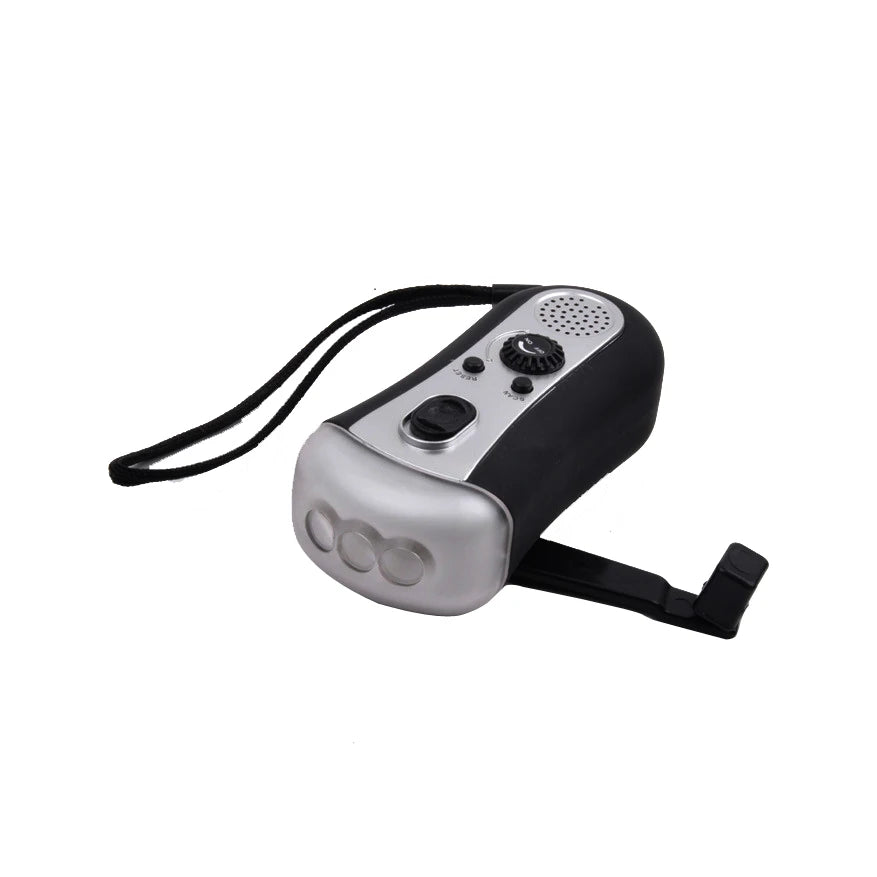 Emergency Usage dynamo Hand Crank Flashlight Radio