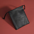 PU Leather Embossed Customizable Jewelry & Cosmetic Gift Bag with Drawstring Closure and Logo