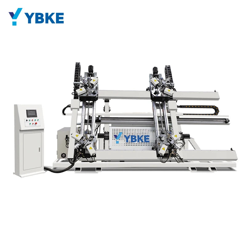 Automatic Vertical CNC Four Heads Corner Crimping Machine for Aluminum Profile Making machine