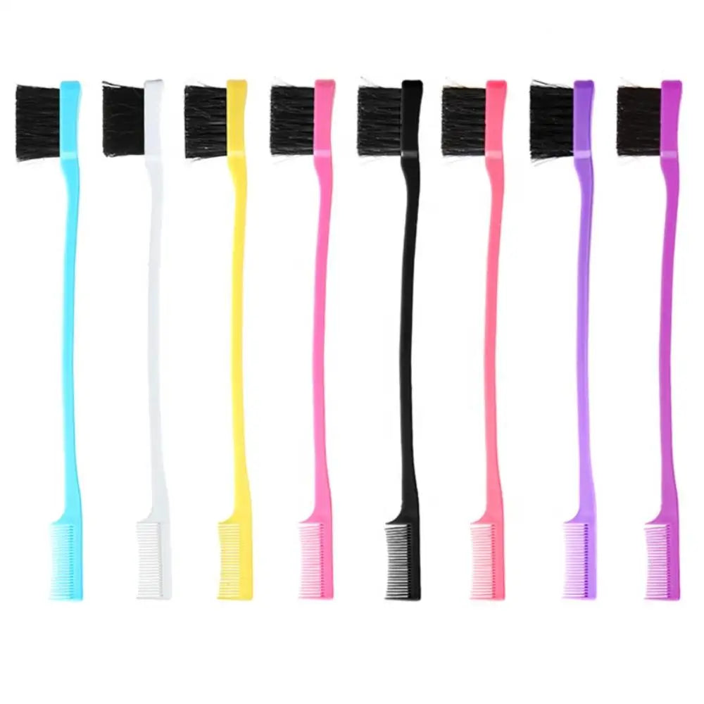 Wholesale Private Label Edge Control Hair Dressing Styling Brush Nylon Bristle with Laser Technology Lice Comb for Home Use