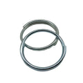 Custom Wholesale Polish Round Iron Metal Rings Accessories Clasp Holder Keychain for Keychains Split Ring Key Rings