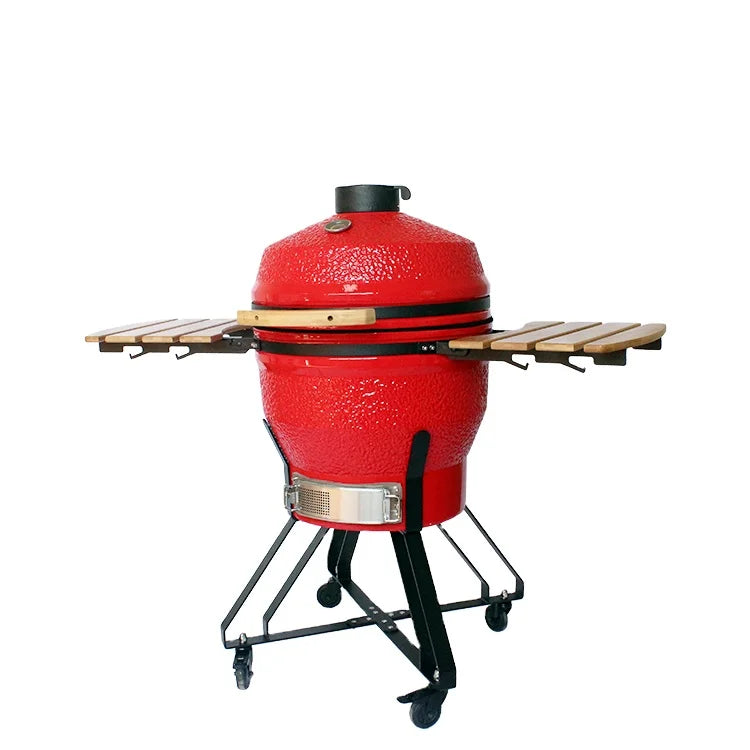 KIMSTONE 22 Inch Korean Bbq Grill Table Ceramic Briquettes for Grills Charcoal Chicken Grill