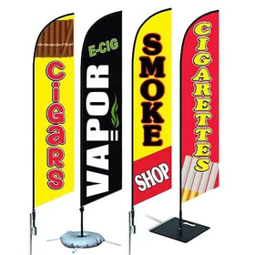Hot Selling Custom Advertising Flags Printed Feather Flag Pole Kit Base Banner Double Sided Beach Feather Flag