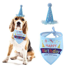Wholesale Cute Birthday Dog Girl Boy Bandana