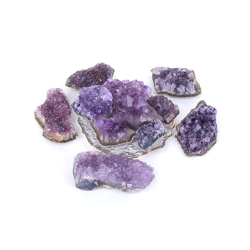 Wholesale Natural Amethyst Rough Healing Crystals Bulk Raw Small Amethyst Cluster for Crystal Crafts Fengshui Decoration