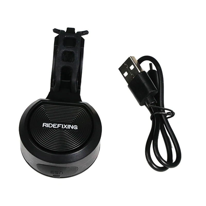 New Image Bicycle Bell with USB Charging Electric Horn Alarm Function for Mountain Bike Scooter Bicycle Riding