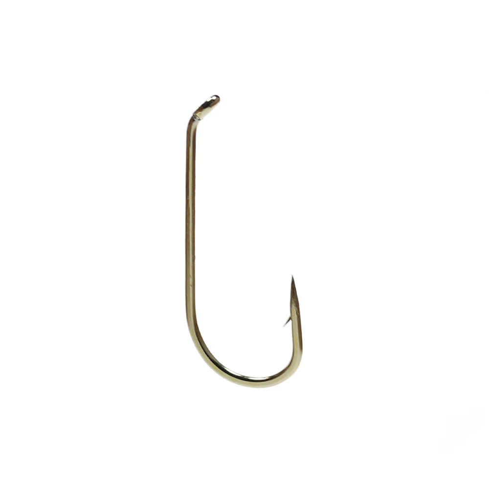 Wholesale Fly Fishing Dry Fly Hook Standard Wire Nymph Fish Hook Bronze Trout Fly Tying Fish Tackle Carp Accessory